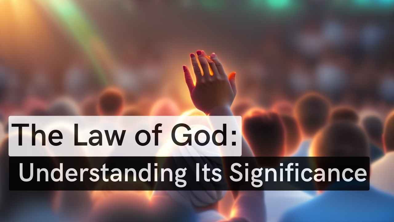 Why The Law of God Still Matters Today